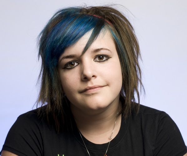 Free Mobile Blue Hair Teen Video HD - wide 1